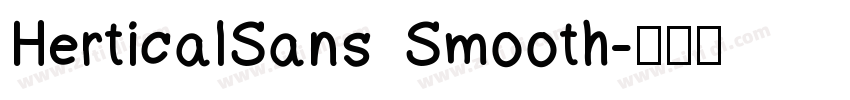 HerticalSans Smooth字体转换